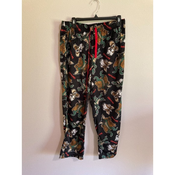 WB‎ Gremlins Men Size Large Pajama PJ Pants Super Soft Gizmo Loungewear Pockets - Picture 1 of 9